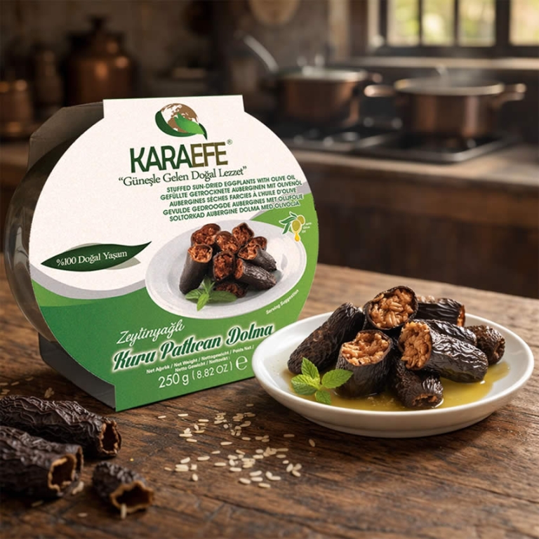 Kuru Patlıcan Dolması