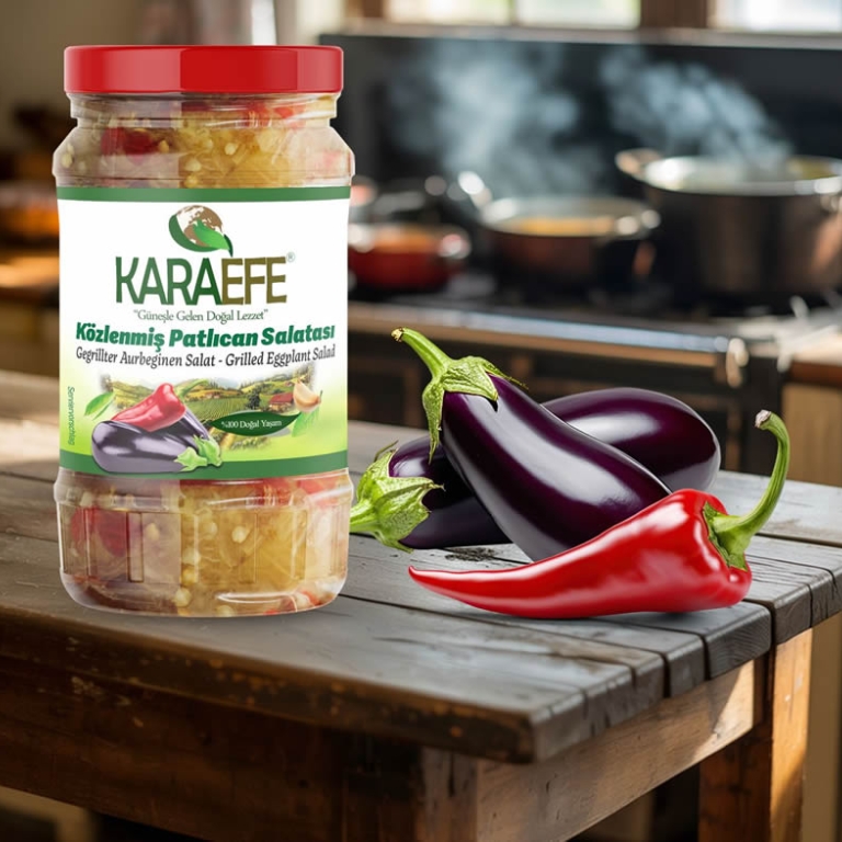Közlenmiş Patlıcan Salatası